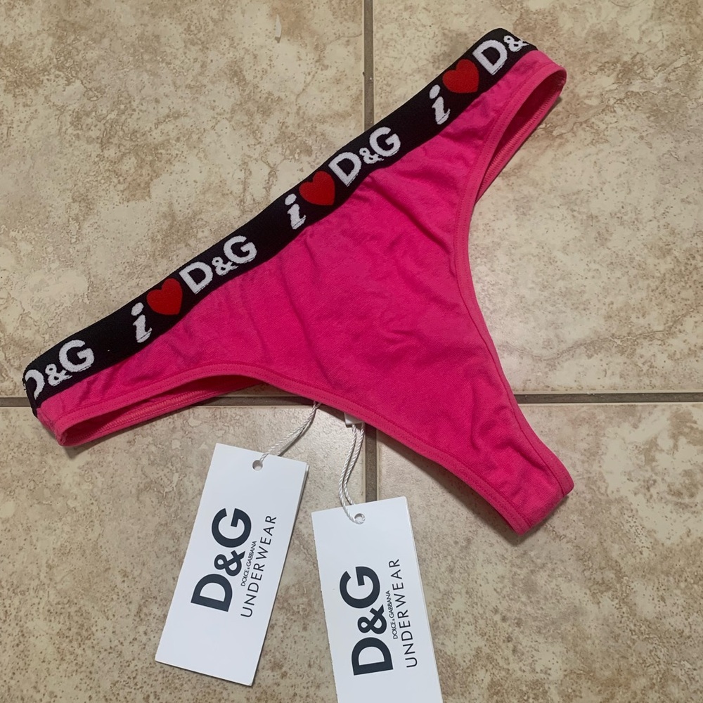 D&G Fuchsia Bottoms with Logo Waistband